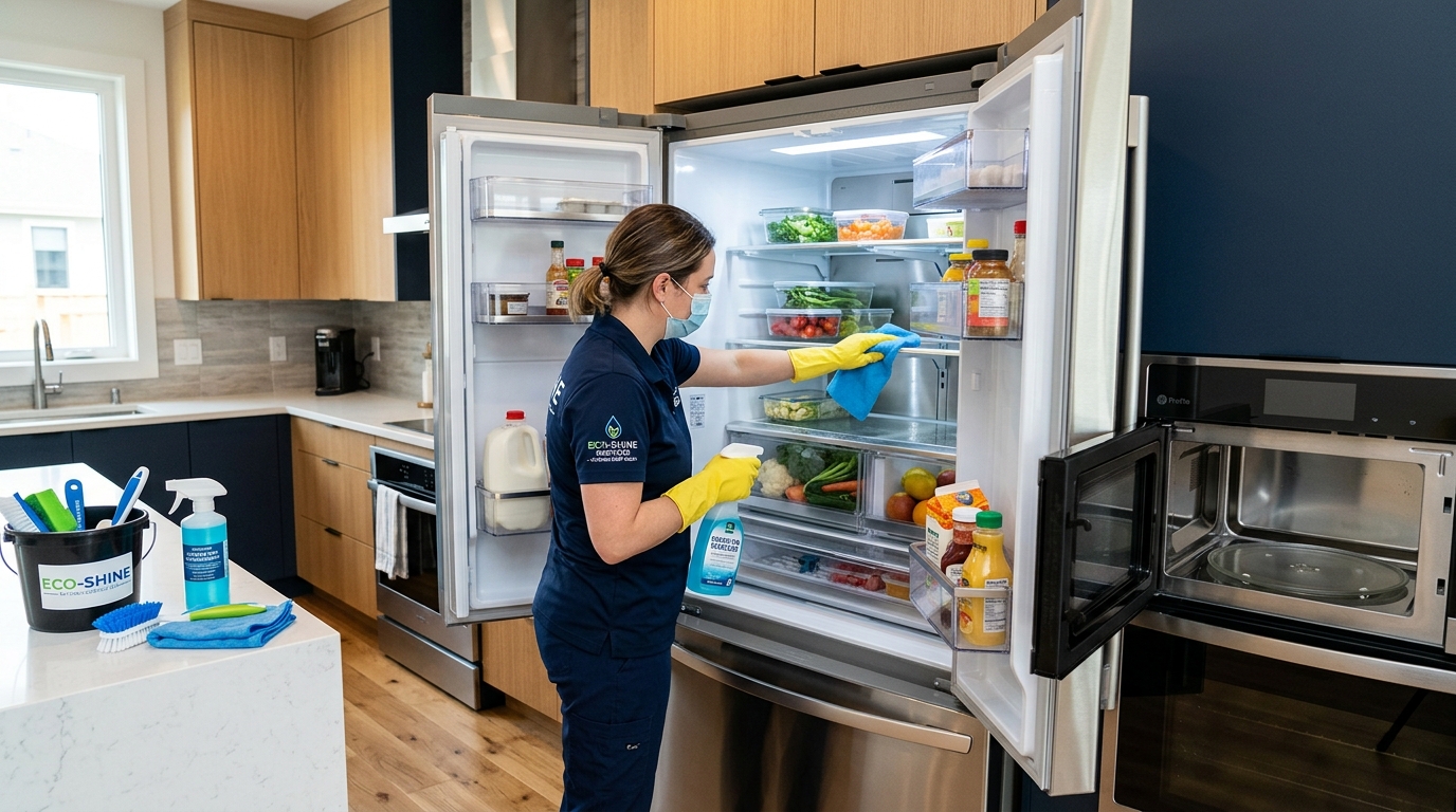 Detailed refrigerator, microwave, and kitchen appliance interior deep cleaning in Bengaluru